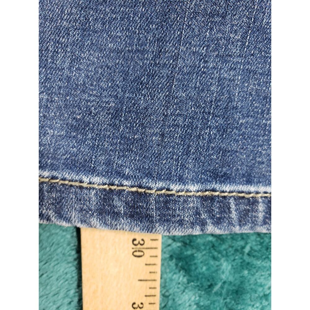 Lane Bryant Jeans Size 16 Womens Blue Denim Stretch Pants Mid Rise Bootcut Flare - Picture 7 of 11